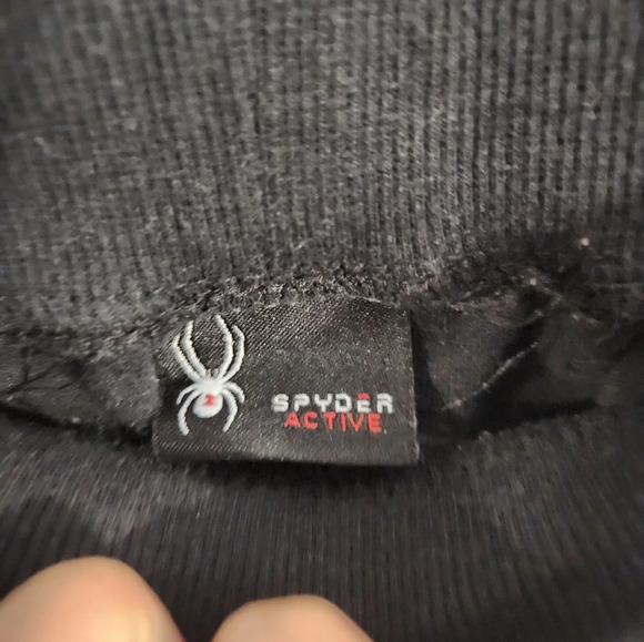 Spyder Active proweb black jogger pull on loungewear sweatpants men small - Picture 8 of 12